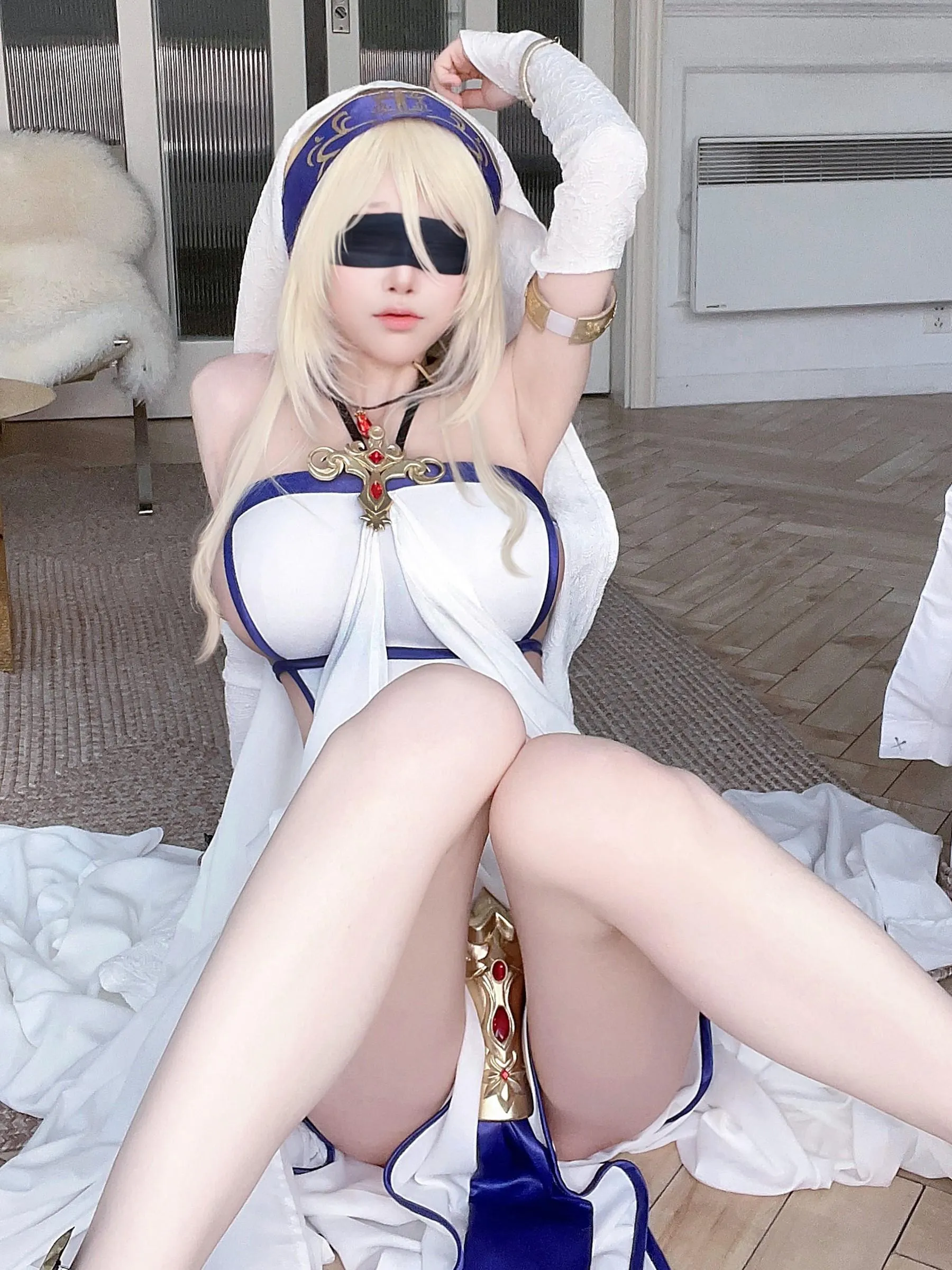 水淼aqua – NO.158 Fantia 23-11月会员订阅 ⚜️剣乙女⚜️ [21P]插图